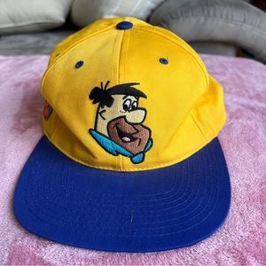 Vintage 1993 Fred
Flintstone Snapback Hat
90s Cap Hanna Barbera
B5